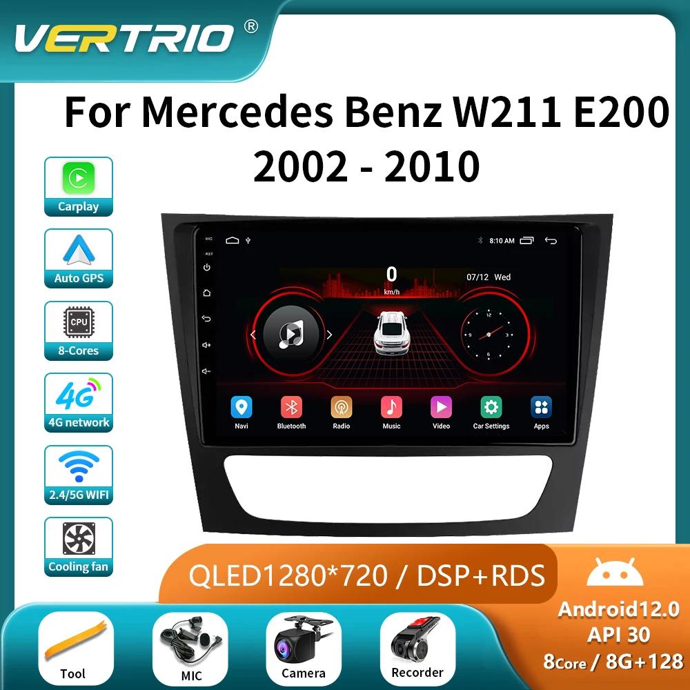   Ƽ̵ ÷̾, ޸  E Ŭ W211 E200 E220 E300 E350 E240 CLS 2002-2010, ȵ̵ 13, 4G GPS, 2 Din ׷